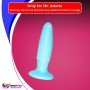 Ribbed Fat Anal Dildo AD-010