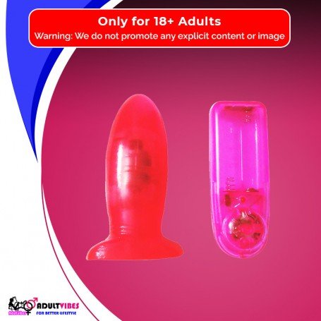 Crystal Anal Butt Plug Vibrating AD-013