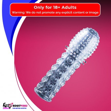 Crystal Penis Sleeve Textured Extension PES-021