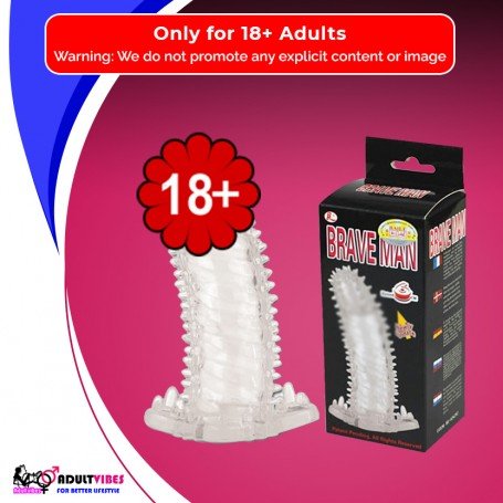 BRAVE MAN Crystal Penis Extension Sleeve PES-024