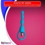 Blue Silicone Anal Vibrator AD-029