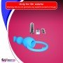 Blue Silicone Anal Vibrator AD-029