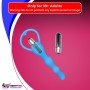 Blue Silicone Anal Vibrator AD-029