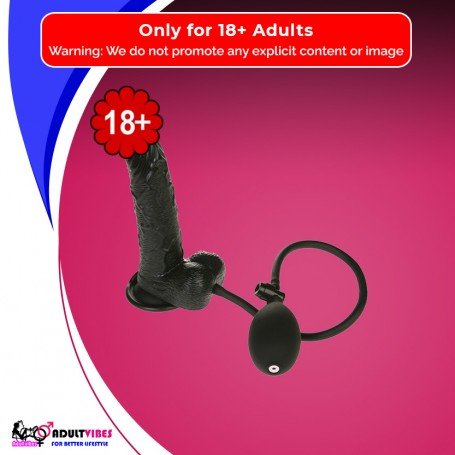 Ultimate Inflatable Realistic Non Vibrator in Black RSNV-011