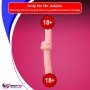 Realistic Double Dong Penis Shaped End Realistic Non Vibrator RSNV-015