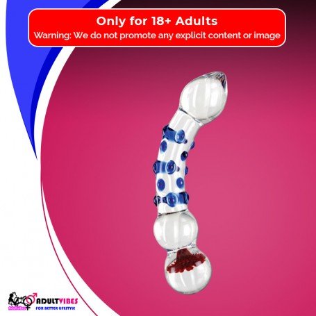 Flower Crystal Glass Dildo Sex Toy GD-003