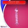 Dotted Purple Glass Dildo GD-006