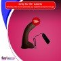 Big Bent 10" Realistic Vibrator Suction Cup Chocolate Dong Vibrator RSV-075