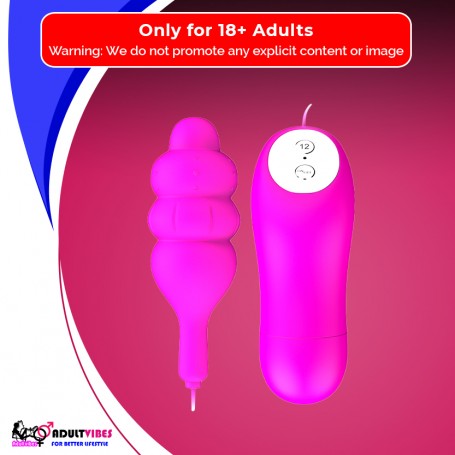 Purple Bullet Vibrator with 12 Vibration Settings BV-042